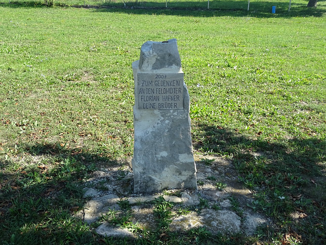 Purbach, Gedenkstein Florian Hafner