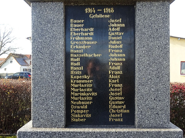 Rauchwart, Kriegerdenkmal