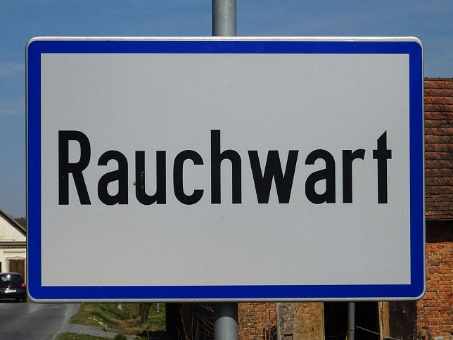 Rauchwart, Ortstafel