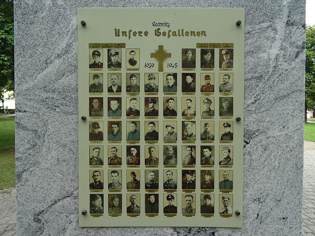 Rechnitz, Kriegerdenkmal