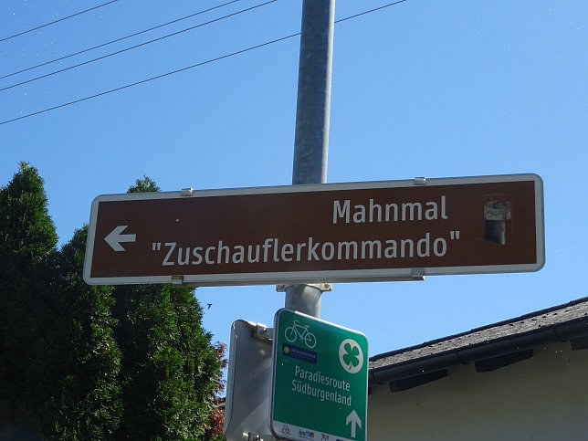 Rechnitz, Mahnmal Zuschauflerkommando