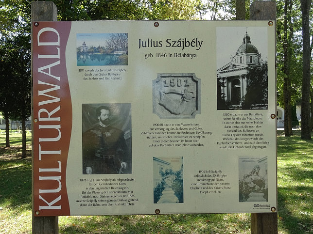 Rechnitz, Mausoleum Julius Szjbly