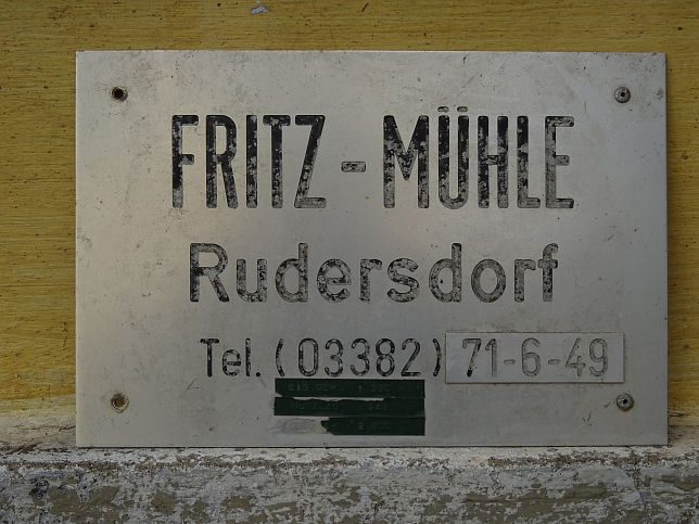 Rudersdorf, Fritz-Mhle