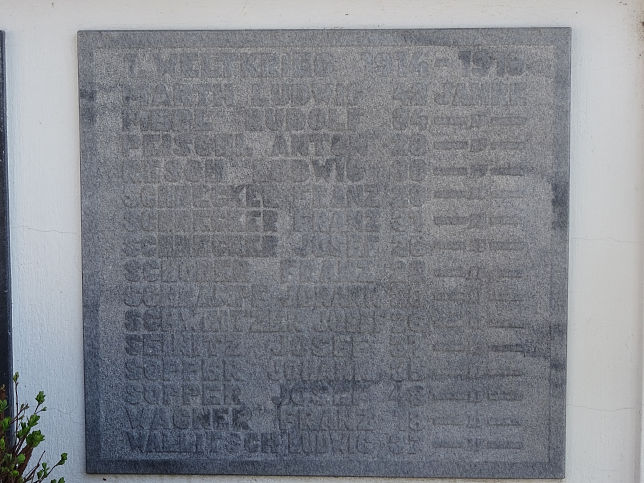 Rudersdorf, Kriegerdenkmal