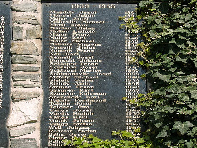 Schachendorf, Kriegerdenkmal