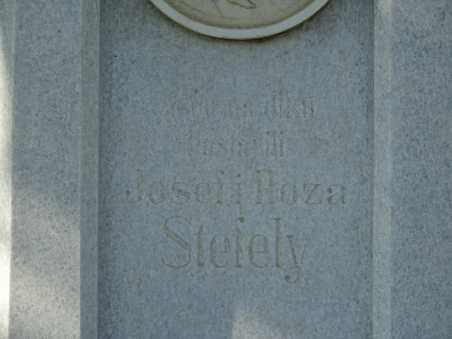 Schachendorf, Wegkreuz 'Josefi Roza Stefely'