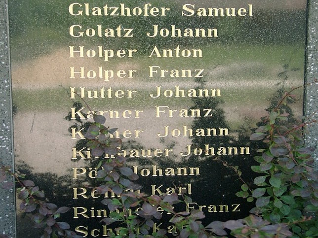 Schreibersdorf, Kriegerdenkmal