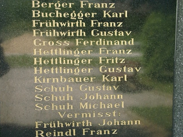 Schreibersdorf, Kriegerdenkmal