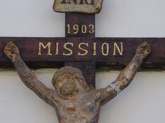Schtzen am Gebirge, Pfarrkirche hl. Maria Magdalena, Missionskreuz
