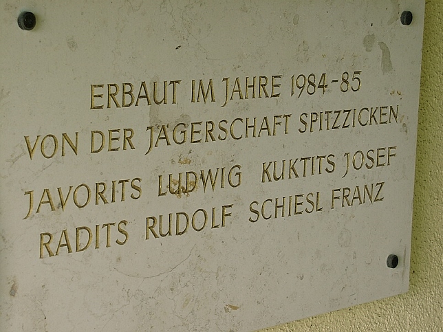 Spitzzicken, Hubertuskapelle