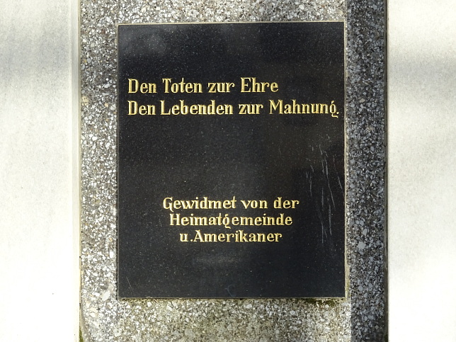 St. Martin in der Wart, Kriegerdenkmal