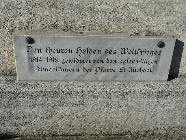 St. Michael, Kriegerdenkmal