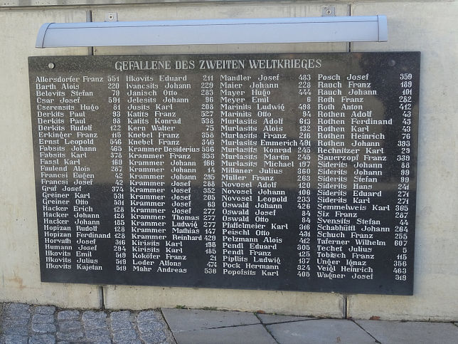 Stegersbach, Kriegerdenkmal
