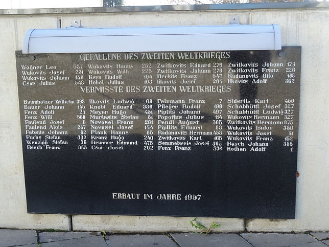 Stegersbach, Kriegerdenkmal