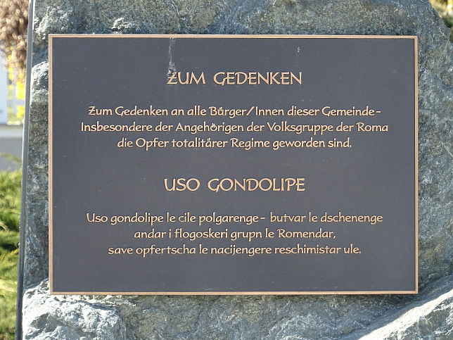 Stegersbach, Roma-Denkmal