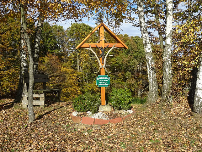 Tschanigraben, Hubertuskreuz