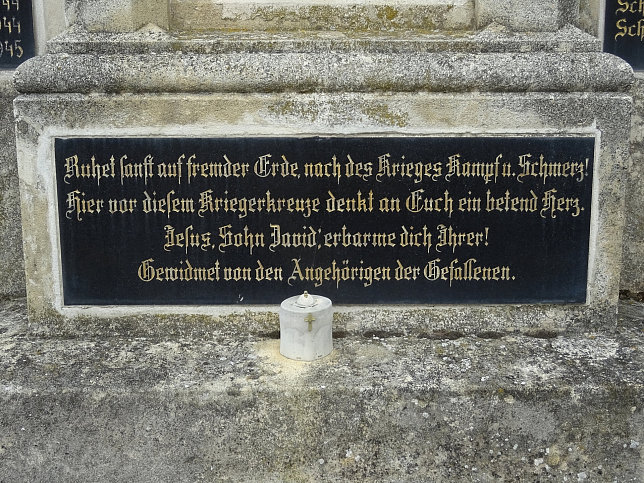 Unterloisdorf, Kriegerdenkmal