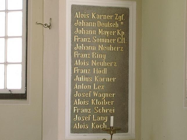 Wallendorf, Kriegerdenkmal
