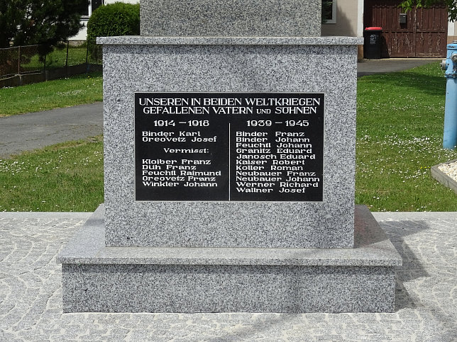 Weichselbaum, Kriegerdenkmal