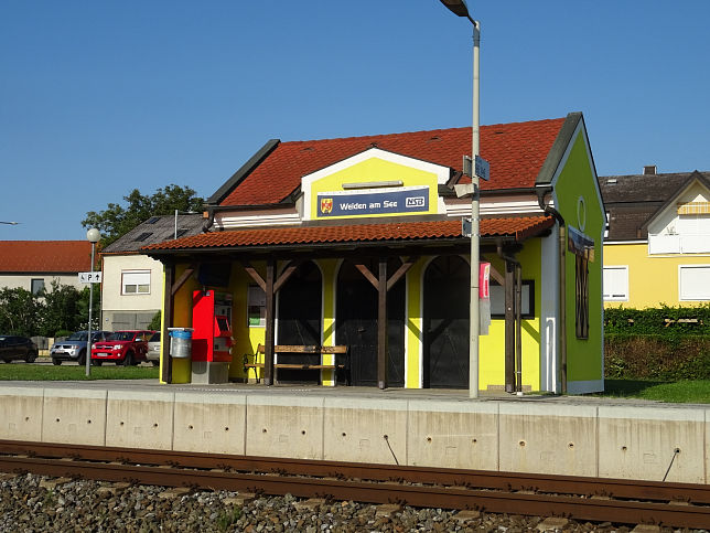 Weiden am See, Bahnhof