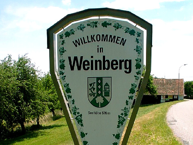 Weinberg im Bgld., Willkommen