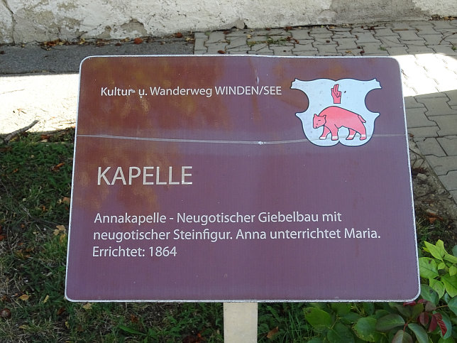 Winden am See, Annakapelle