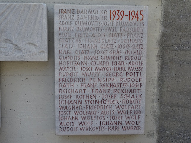 Wrterberg, Kriegerdenkmal