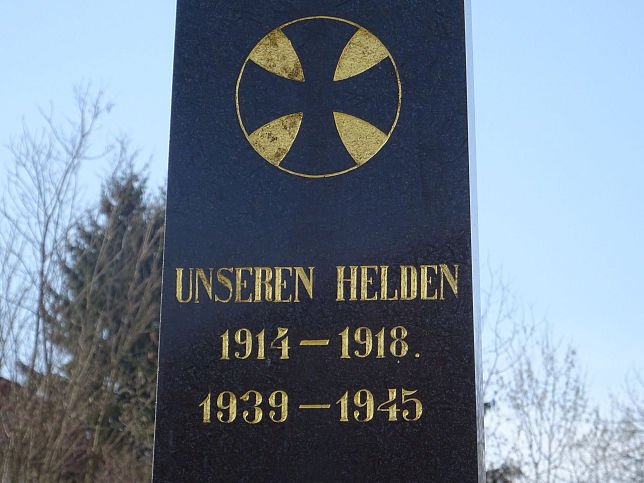 Zahling, Kriegerdenkmal