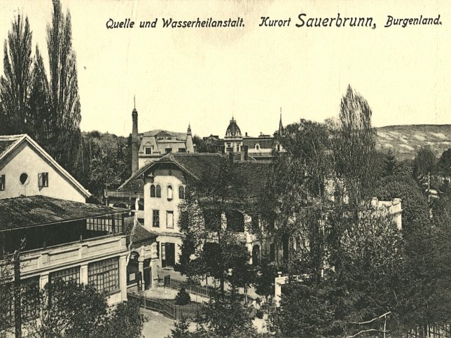 Bad Sauerbrunn, Wasserheilanstalt