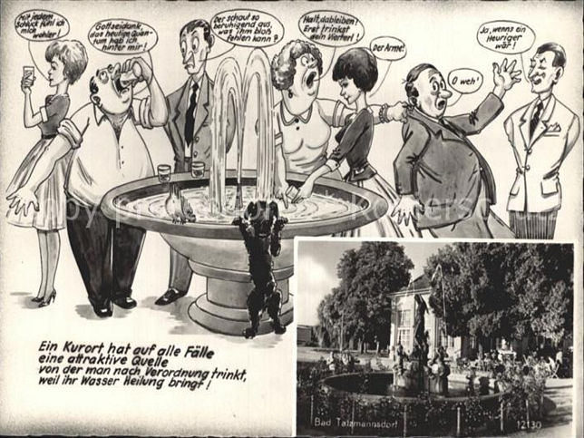 Bad Tatzmannsdorf, Komik am Trinkbrunnen