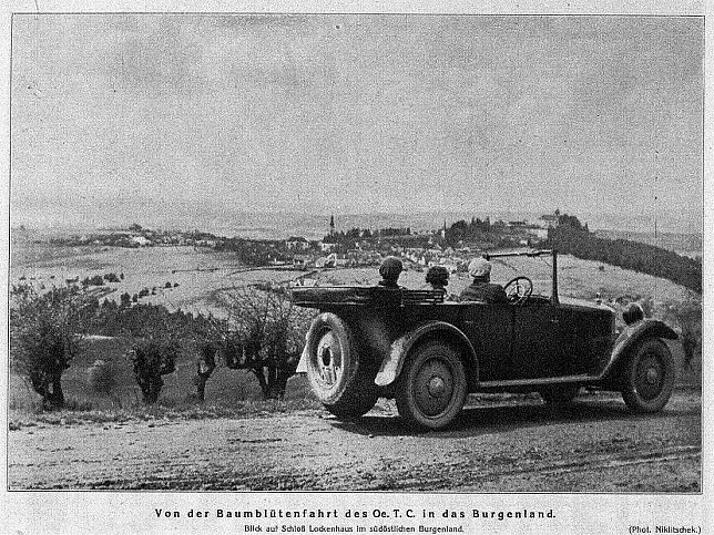 Bernstein, Baumbltenfahrt des Oe.T.C.