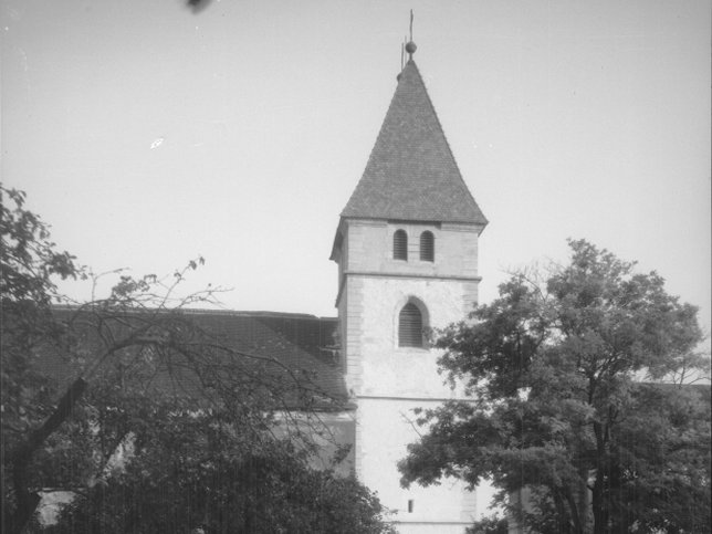 Breitenbrunn, Turm der Pfarrkirche
