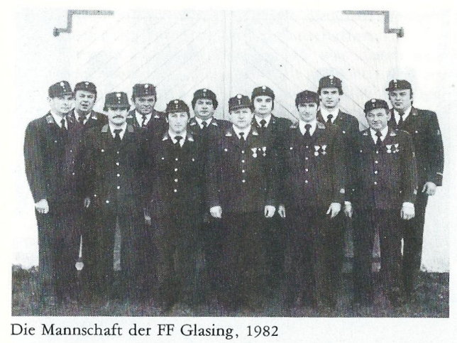 Glasing, Feuerwehrmannschaft