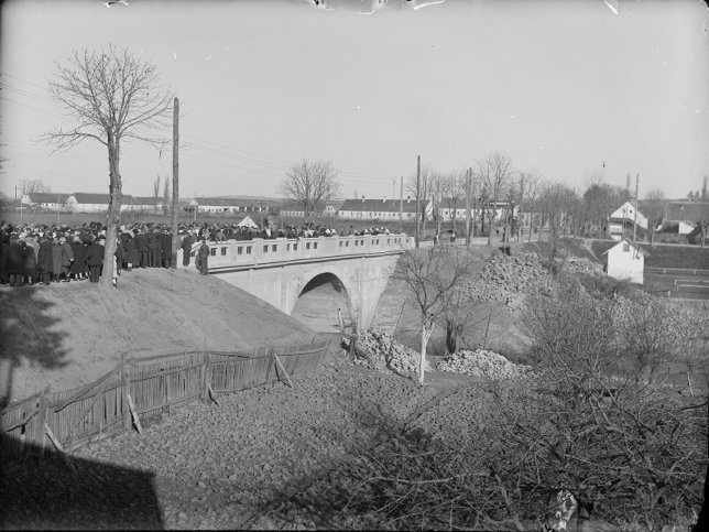 Gssing, Erffnung der Mhlbrcke 1926