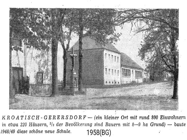 Kroatisch Geresdorf, Schule