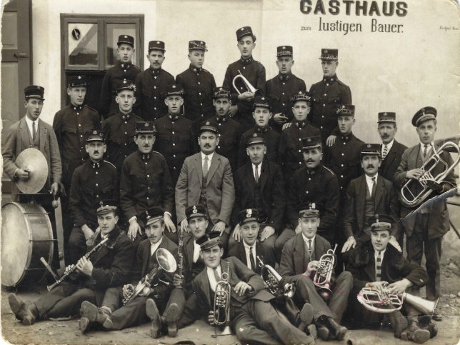 Krottendorf bei G�ssing, Gasthaus zum lustigen Bauer