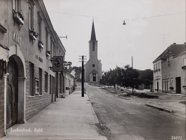 Lackenbach, Kino und Kirche