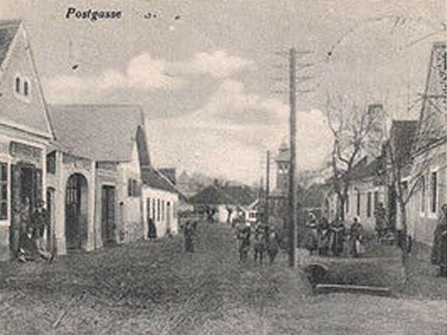 Lackenbach, Postgasse und Schloss