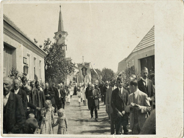 Langeck, Prozession zum Kirtag