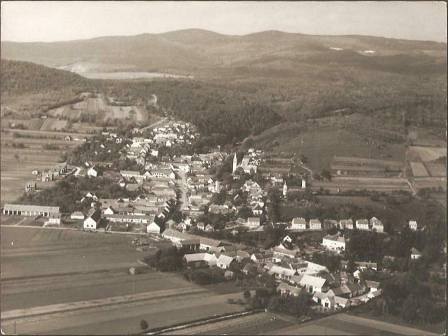 Markt Hodis, Luftbildaufnahme