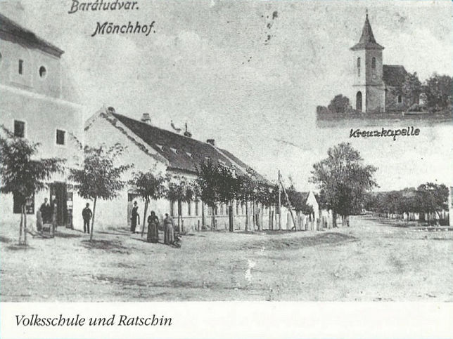 Mnchhof, Volksschule und Ratschin