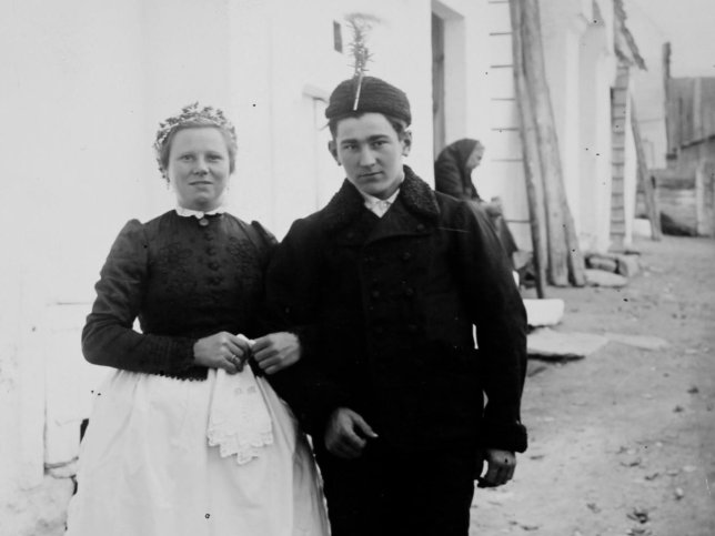 Mörbisch, Hochzeitspaar