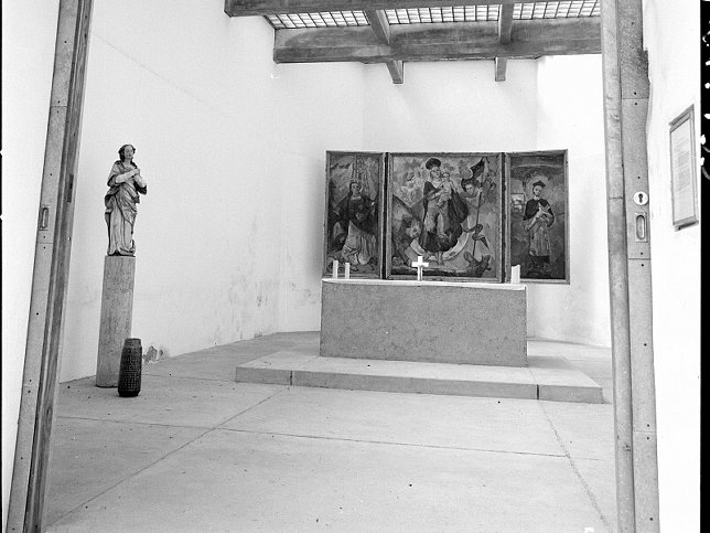 Mogersdorf, Gedchtniskapelle, Schlsslberg, um 1955