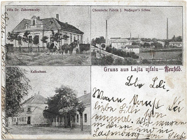 Neufeld an der Leitha, Mehrbildkarte