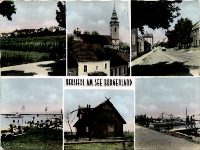 Neusiedl am See, Mehrbildkarte