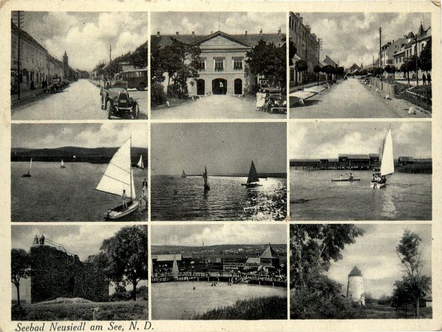 Neusiedl am See, Mehrbildkarte