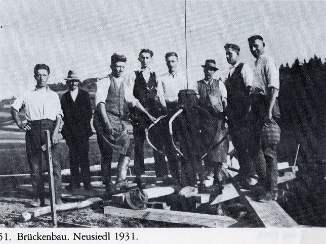 Neusiedl bei G�ssing, Br�ckenbau