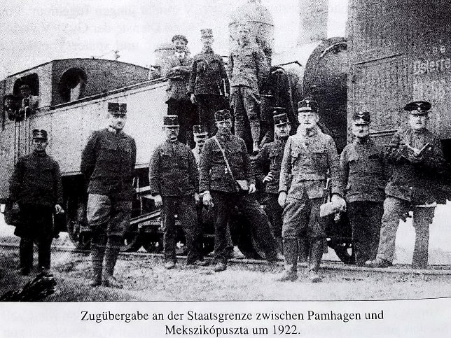 Pamhagen, Zugbergabe