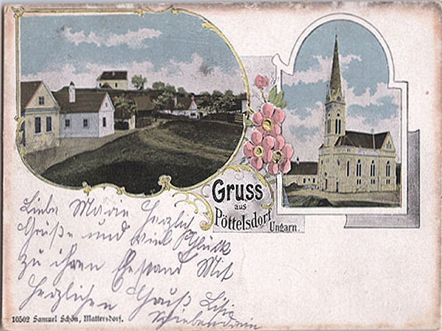 Pöttelsdorf, vor 1905
