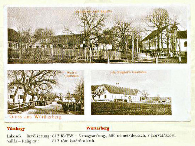 Wrterberg, Mehrbildkarte